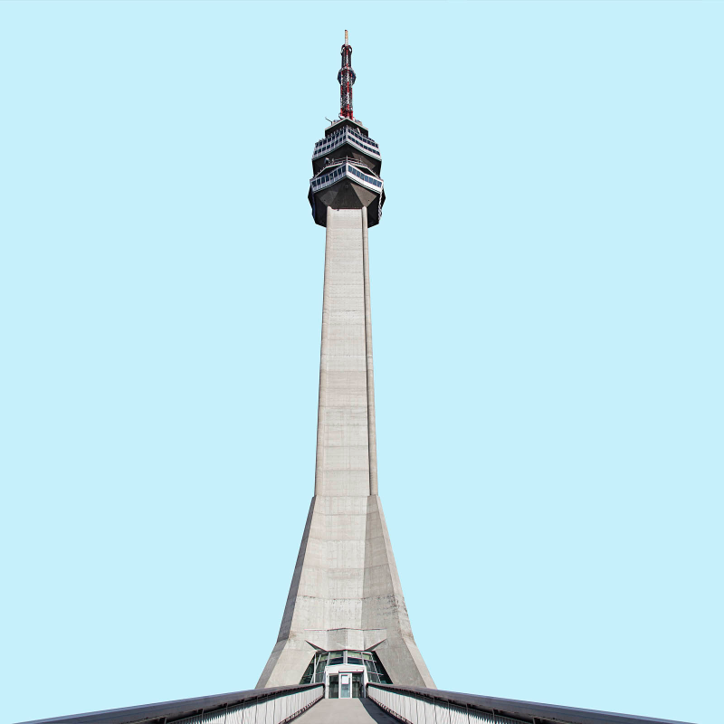 Illustration for article titled These Photos of Belgrade's Socialist Architecture Look Like Ancient Spaceships